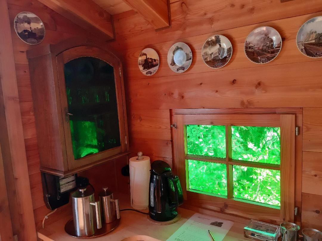 Baumhaus Wolfshoehle Fischach Exteriör bild